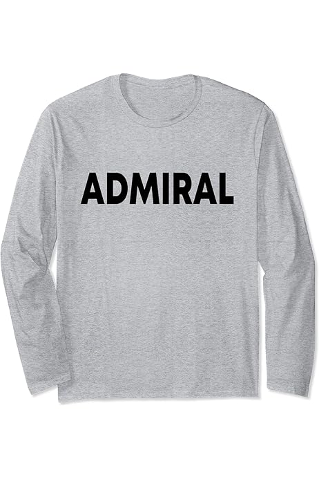 Amazon.co.jp: Admiral Long Sleeve T-Shirt, gray : Clothing